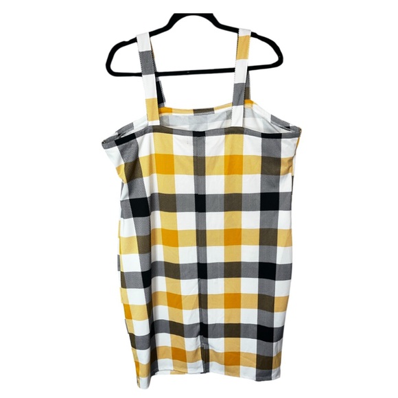 Jolie & Joy Yellow and Black Plaid Dress NWT - Picture 3 of 11